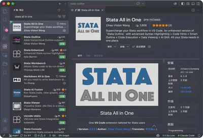 Stata All in One in the VS Code Marketplace